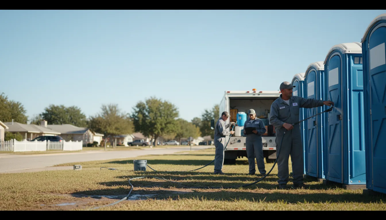 Long-Term Portable Toilet Rental in Petrolia, TX near me